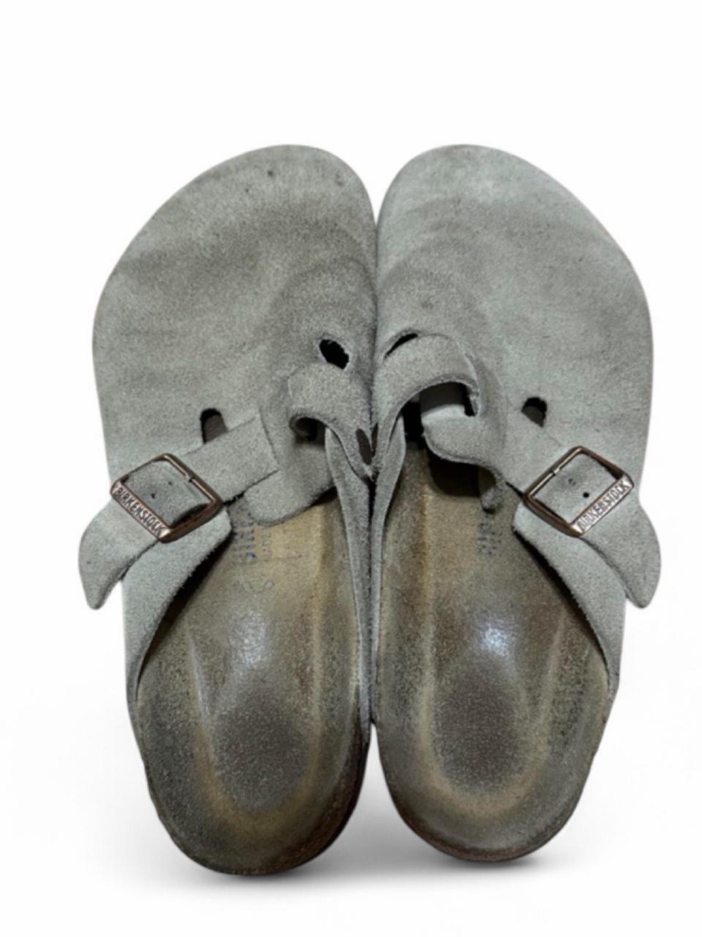 Birkenstock Men’s Taupe Suede Adjustable Slip-On Clog - 10/10.5 or 43